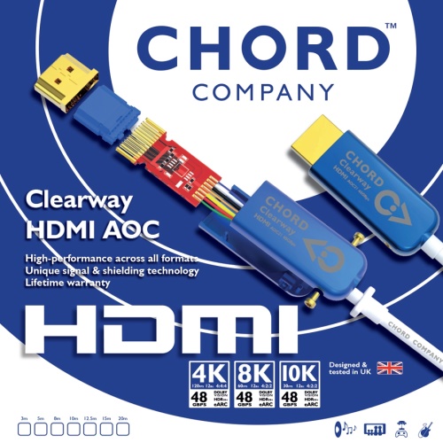 Chord Clearway HDMI AOC 2.1 8k (48Gbps)